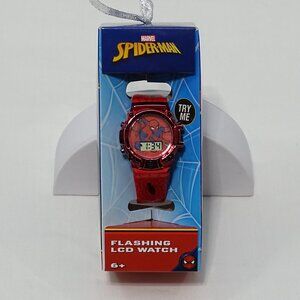Marvel Spider-Man Kids Flashing Red Watch